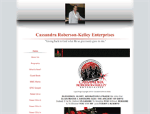Tablet Screenshot of cassandrarobersonkelley.com